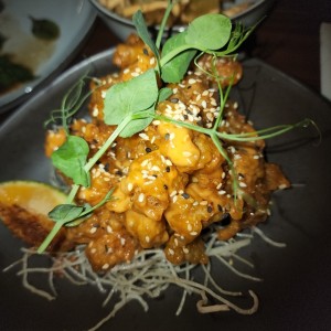 Camarones tempura 