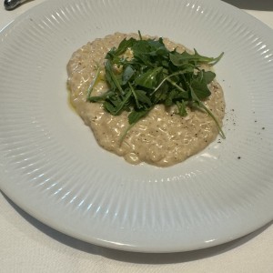 Risotto cacio e pepe