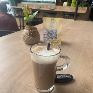 Cafe con leche de soya