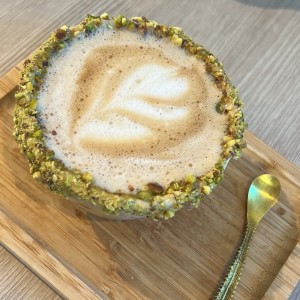 Capucchino de pistacho