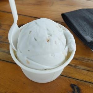 helado de coco vegano
