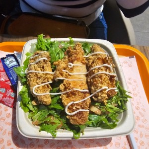 Chicken finger salad