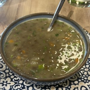 Sopa de lentejas