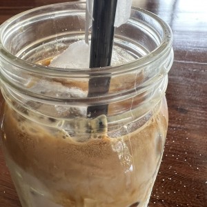 Ice coffe latte con leche de soya 