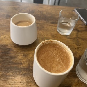 Cappuccino con leche de avena 