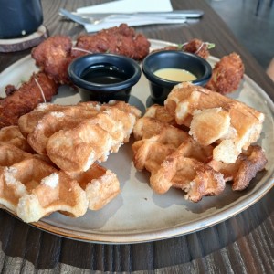 chicken wafles