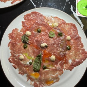 Carpaccio de res 