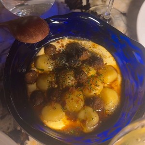 Principales - Gnocchi con albondigas de res