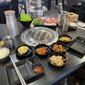 Combo A para dos personas de korean bbq