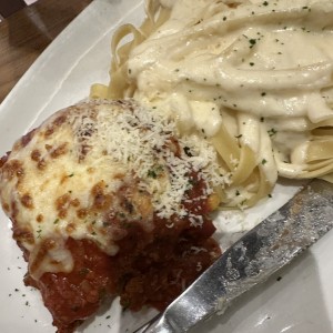 Asiago Tortelloni Alfredo With Grilled Chicken