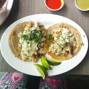 Orden de tacos vegetarianos