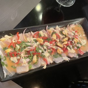 TIRADITO DE PESCADO BLANCO