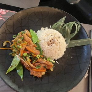 PLATOS FUERTES - TERIYAKI DE CERDO