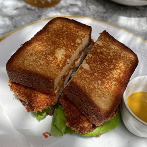 Chicken mustard sandwich 