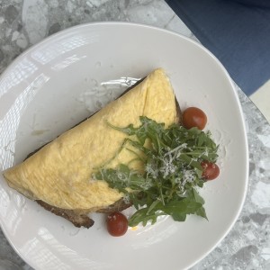 OMELETTE, QUESO Y CEBOLLA