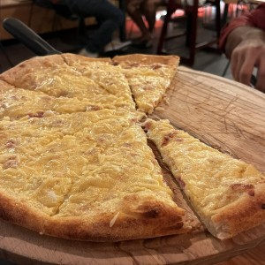 Pizzas Blancas - Carbonara