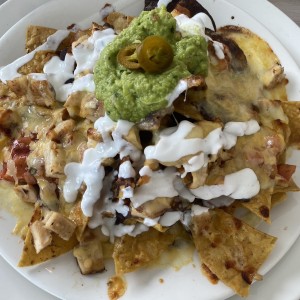 Nachos de pollo 