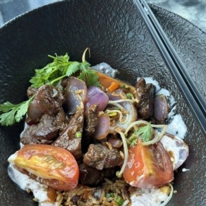 Tepanyaki de carne