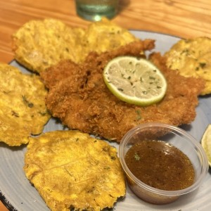 Filete Crunchy en salsa de Maracuyá