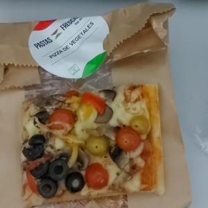 Pizza vegetales