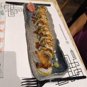 sushi con langostinos