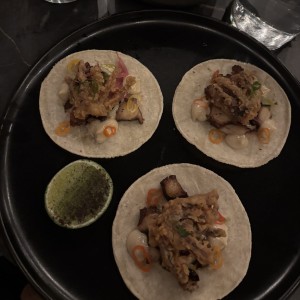 LOS TACOS DE PULPO