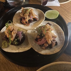 LOS TACOS DE PULPO