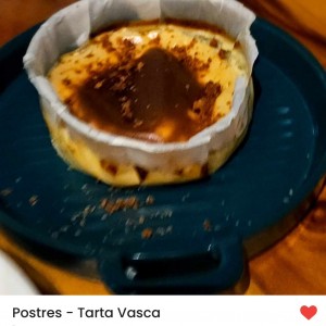 Postres - Tarta Vasca