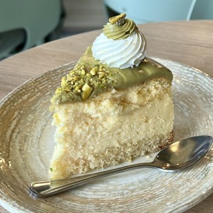 Cheesecake de pistacho