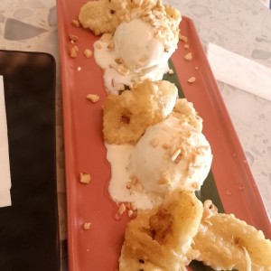 Postres - Banana Tempura