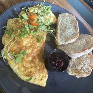 OMELETTE - Champiñones y Espinaca