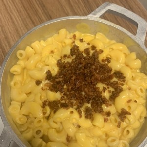 MAC Y CHEESE DE POLLO *OPCIÓN CON CARNE