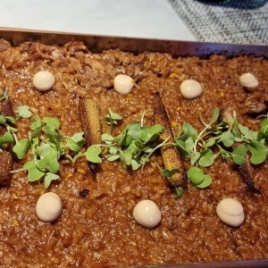 Arroz de Pato al Pedro Ximenez