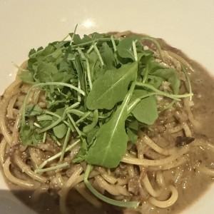 SPAGHETTI TRUFADO DE RABO