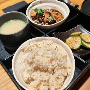 Bento box de Pork belly 