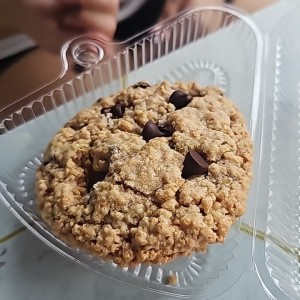 galleta chocolate chip con avena