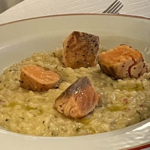 Rissoto con Salmon