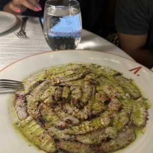 Carpaccio de pulpo