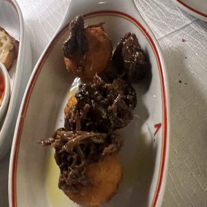 Arancini con shortrib