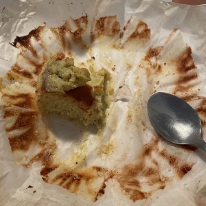 Tarta vasca de pistacho