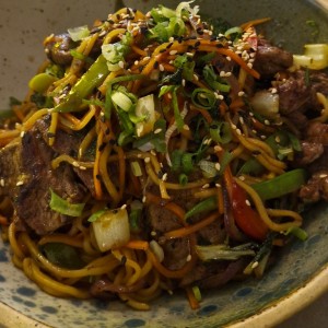 yakisoba de carne