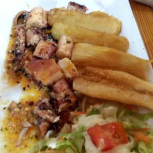 Pulpo al ajillo