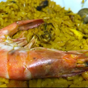 paella de mariscos.