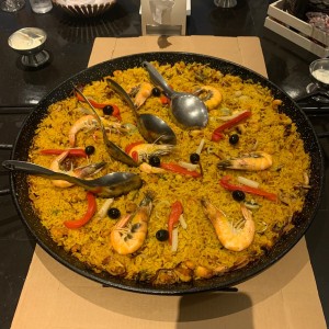 Paella Marinera (Solo Mariscos)