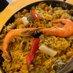 Paella de mariscos