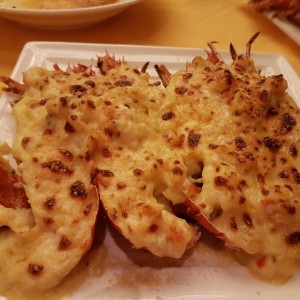 Langosta gratinada