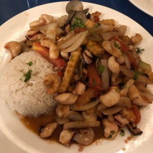 Salteado de Mariscos! ? Lo mejor del mundo mundial! 