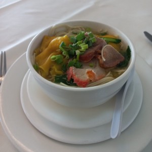 Sopa de Meifun con Puerco Y vegetales