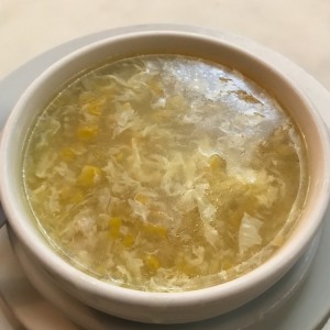 sopa de maiz y pollo