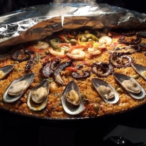 paella cafe Bahia chef Portales